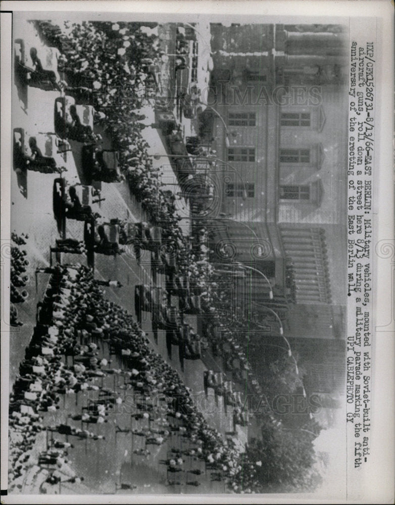 1966 Press Photo East Berlin Germany Military Parade - Historic Images