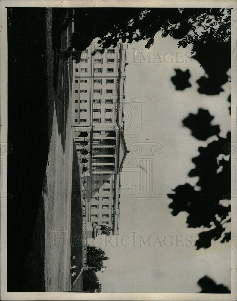 1940 Press Photo Royal Palace in Oslo, Norway At War - Historic Images