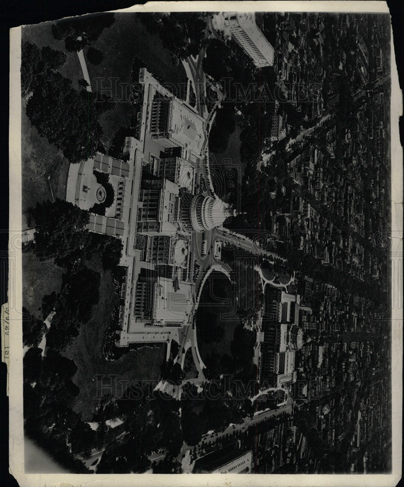 Press Photo Washington D.C Capitol Building - Historic Images