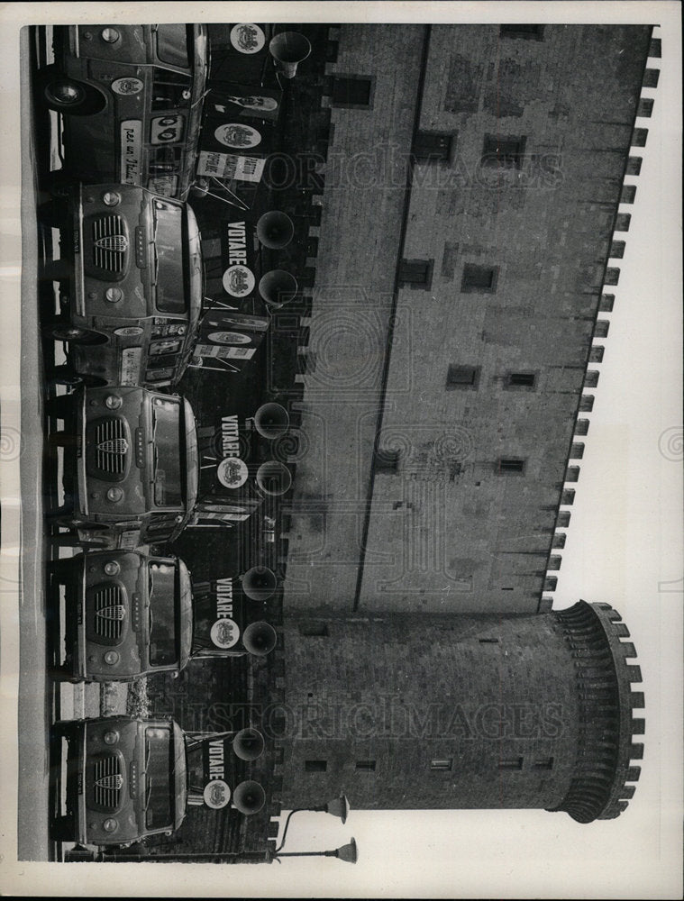 1958 Press Photo Maschio Angioino Castle Naples Italy - Historic Images