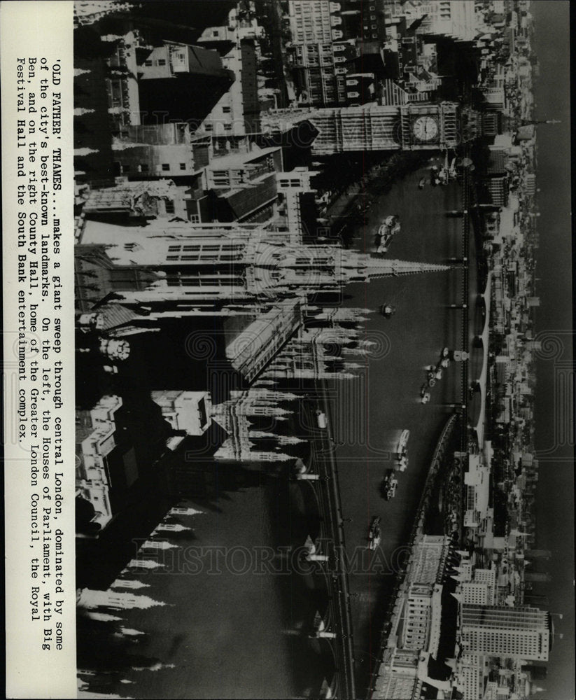 Press Photo Old Father London Giant Sweep Parliament - Historic Images