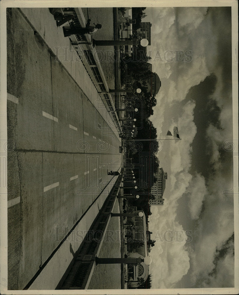 1949 Press Photo View of Clearwater from Causeway. - Historic Images