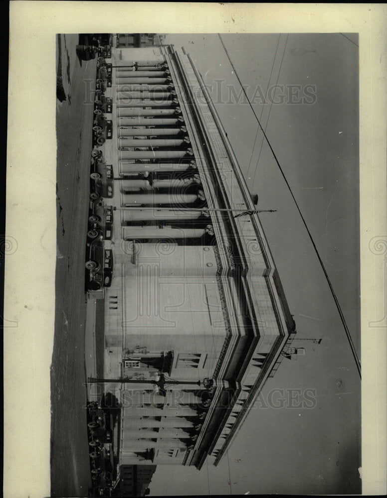 Press Photo Denver Post Office Building Exterior - Historic Images