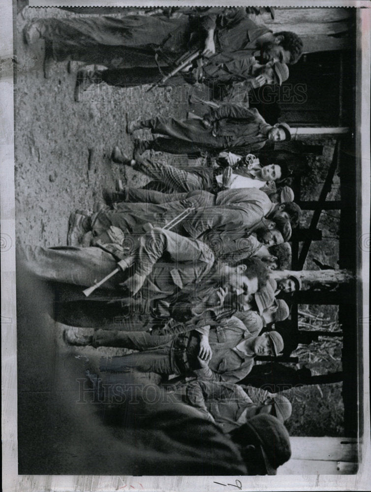 1959 Press Photo Nicaragua Rebel Troops - Historic Images