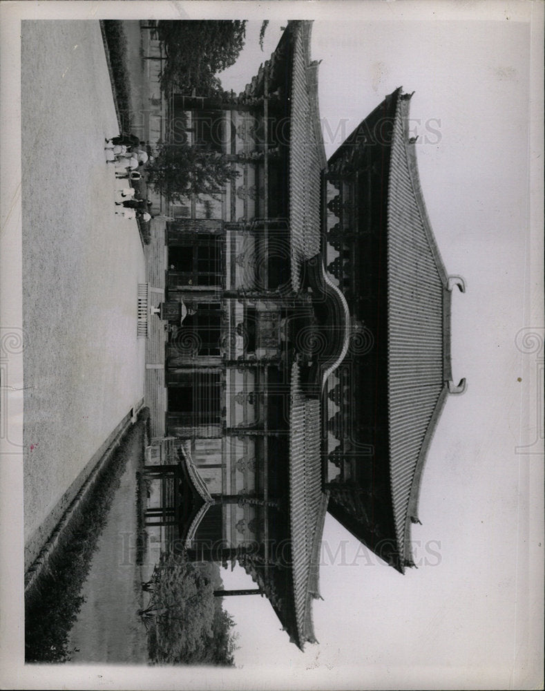 1948 Press Photo Legendary Nippon Japan Nara Temple - Historic Images