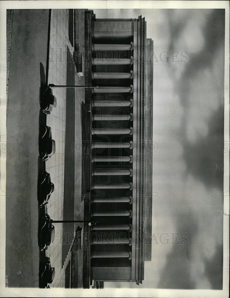 1937 Press Photo Mellon Institute new building front - Historic Images