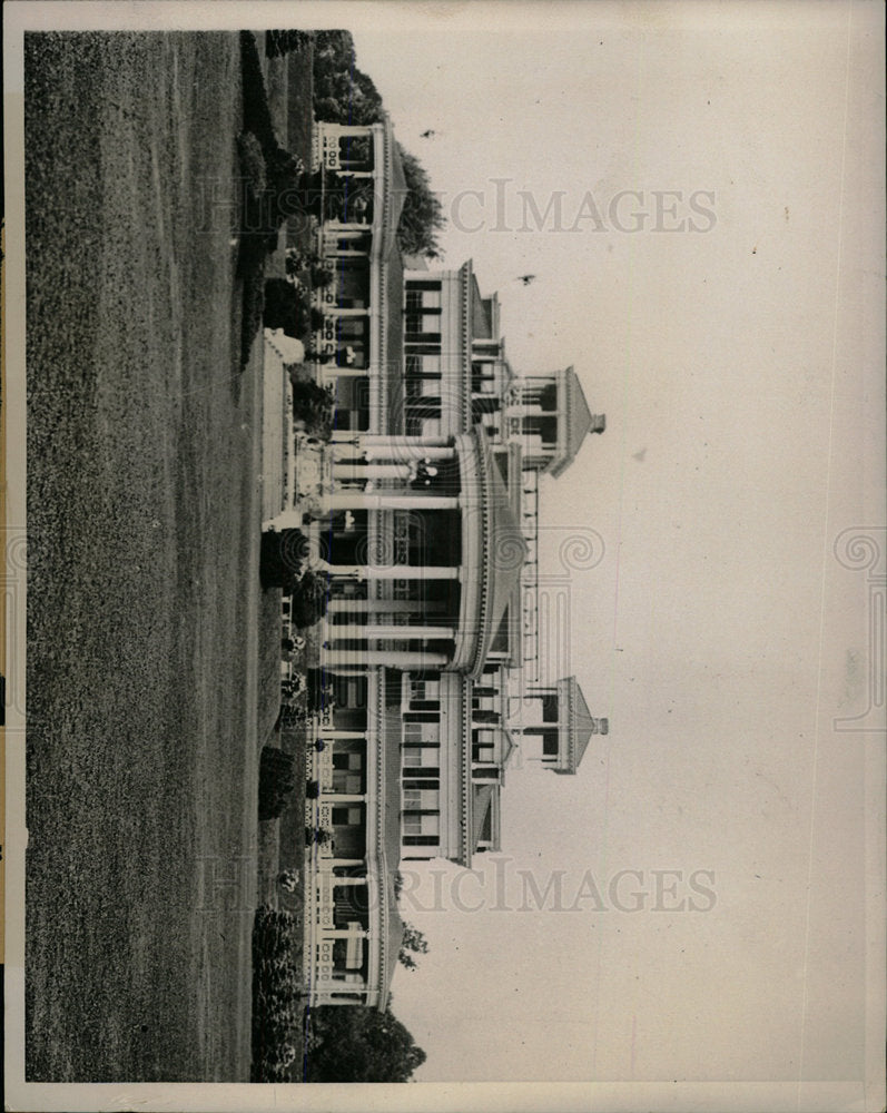 1940 Press Photo Shadow Lawn Manor Wilson White House - Historic Images