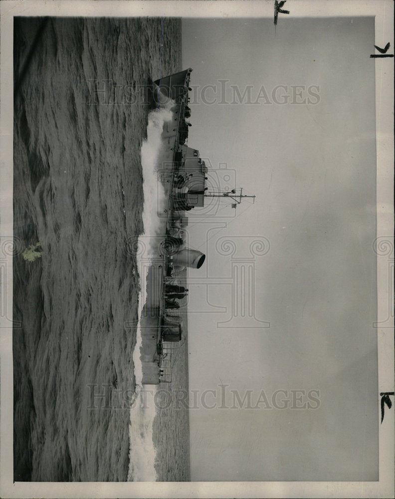 1948 Press Photo British Test Jet Worship engine boat - Historic Images