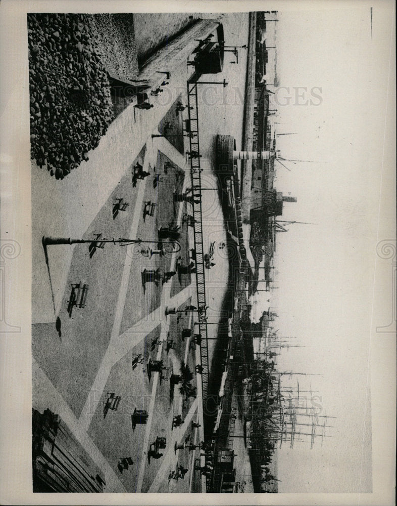 1940 Press Photo Callao City Peru Sea Coast Quake Scene - Historic Images