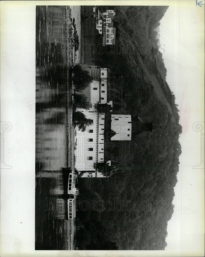 1985 Photo Pfalz Castle On The Rhine River In Germany - Historic Images