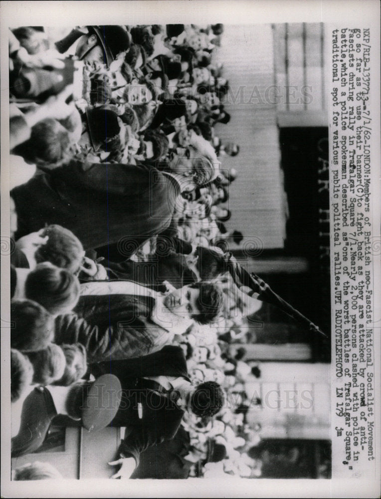 1962 Press Photo Neo Fascist National Socialist - Historic Images