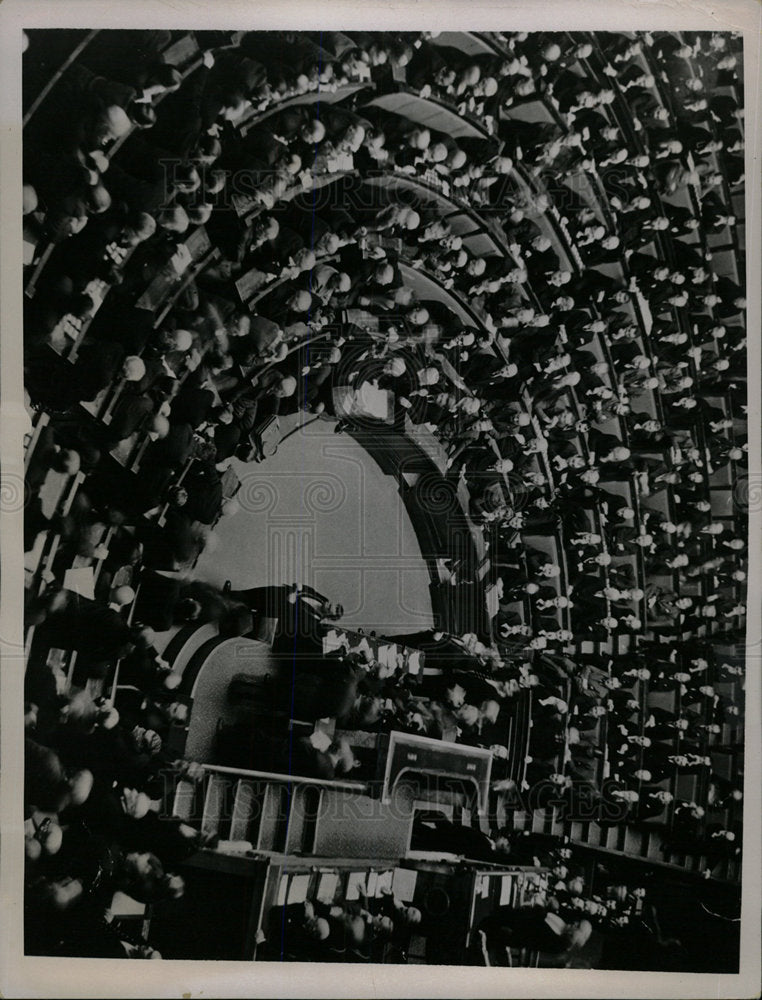 1935Press Photo Scene in the French Chamber of Deputies - Historic Images