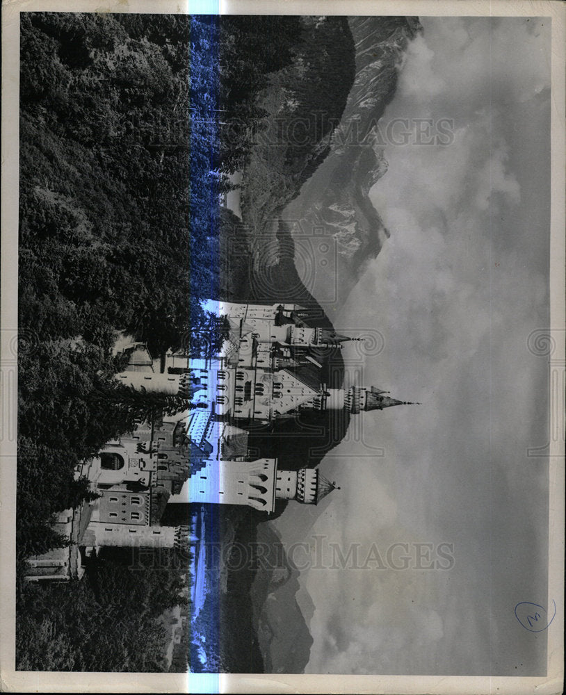 1971 Press Photo Schloss Neuschwanstein Castle Germany - Historic Images