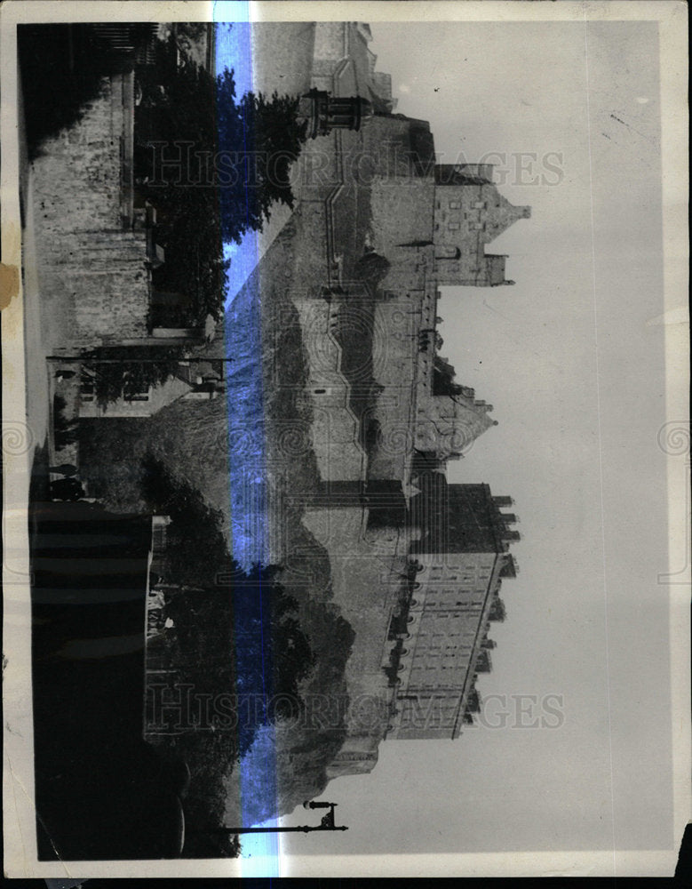 1930 Press Photo Historic Edinburgh Castle - Historic Images