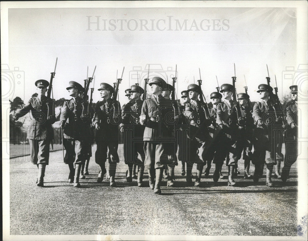 1937 Press Photo British Royal Military Academy Cadets - Historic Images