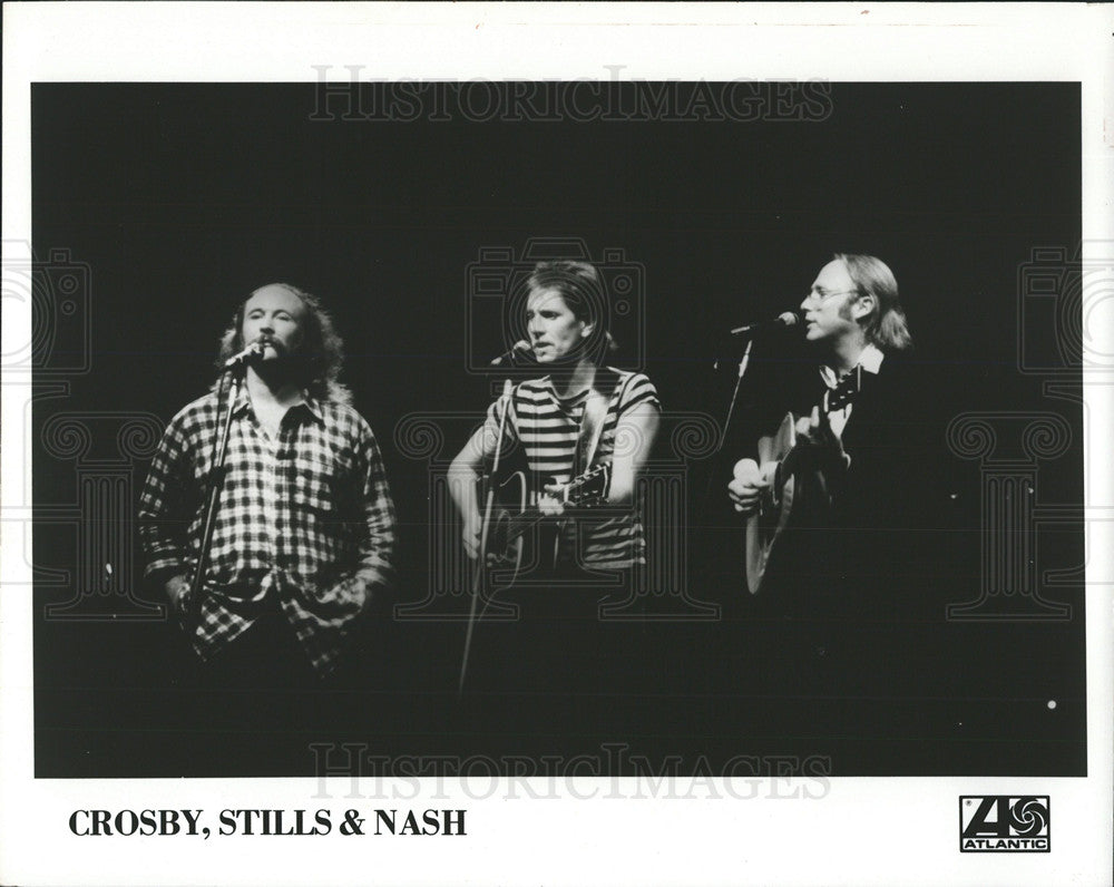 Press Photo Crosby Stills Nash Musical Folk Group - Historic Images