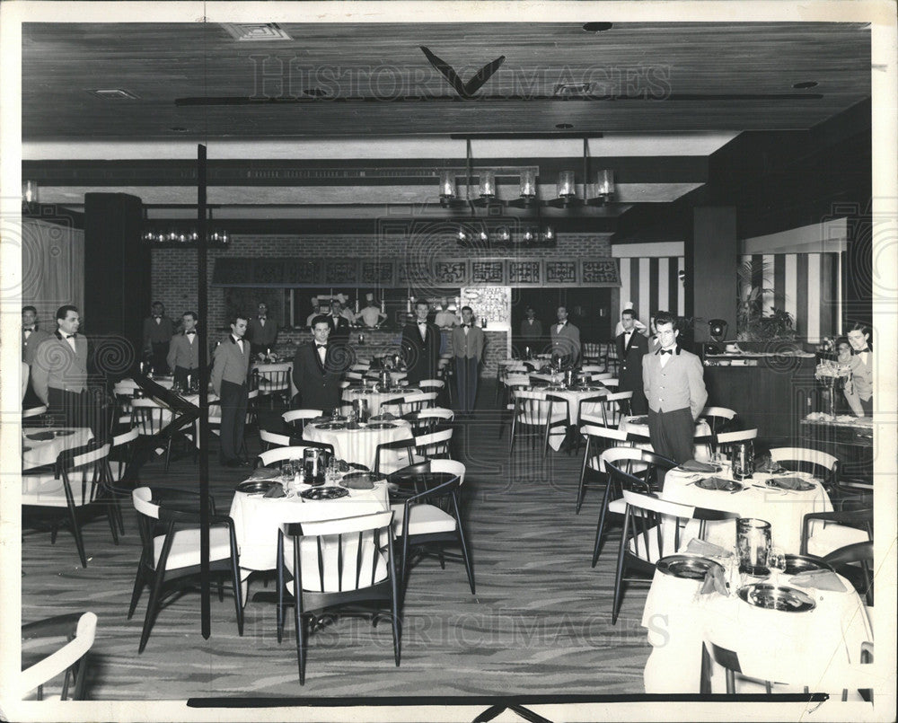 1963 Press Photo London Hilton Tavern Restaurant - Historic Images