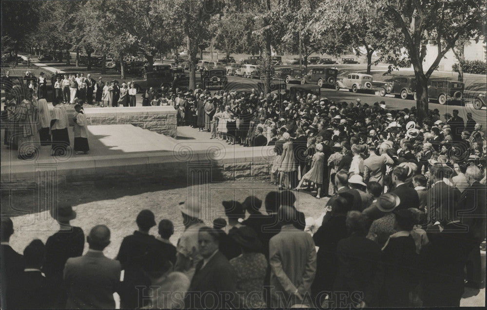 1953 Press Photo Blessed Sacrament Church dedication - Historic Images