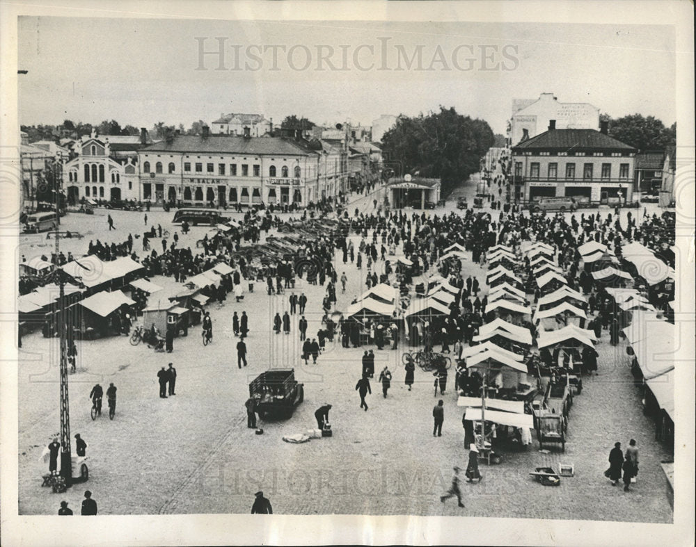 1940 Press Photo Vaasa Finnish Port Gulf Bothnia German - Historic Images