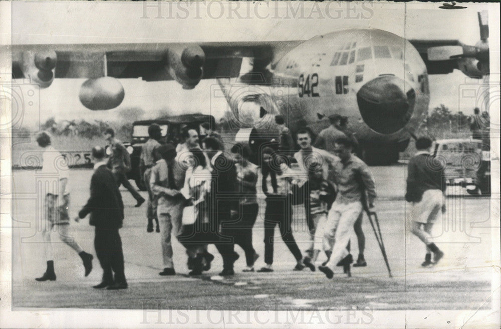 1964 Press Photo Belgian Hostage Stanleyville - Historic Images