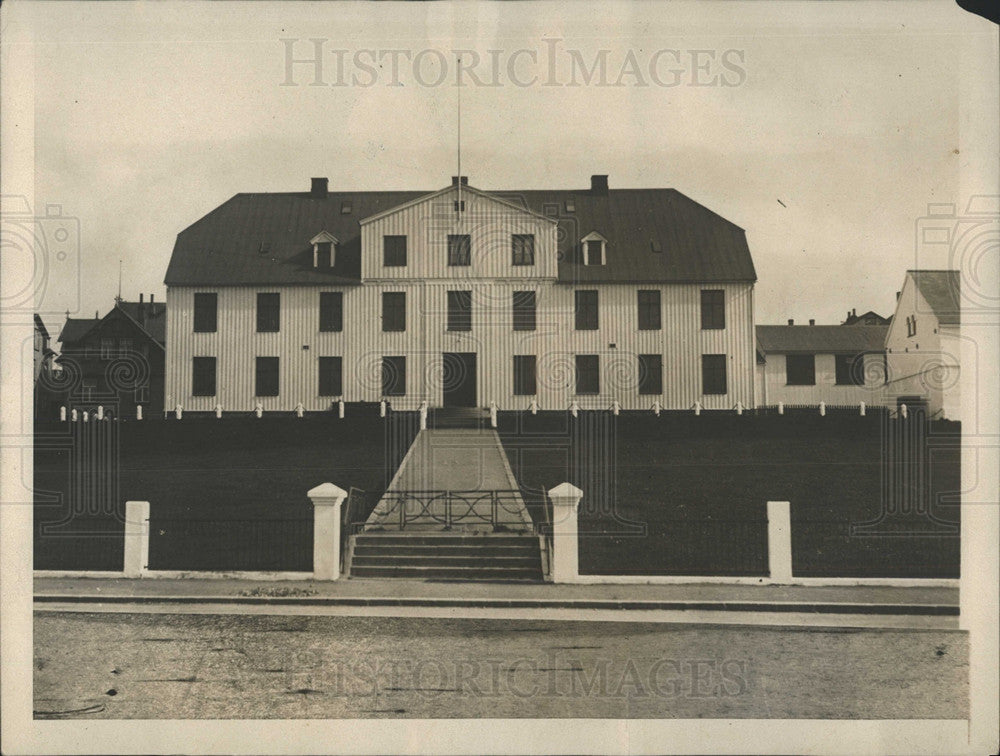 1929 Press Photo Iceland University Reykjavik - Historic Images