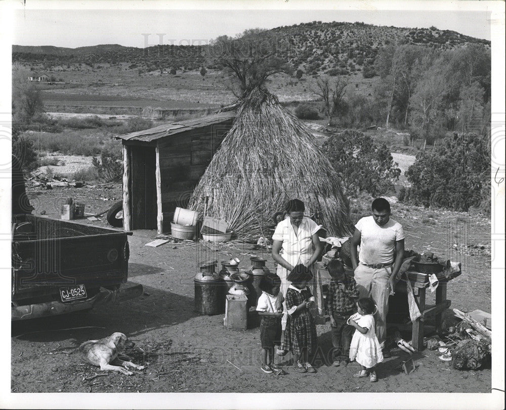 1960 Press Photo Cibecue Creek Indians Apache - Historic Images