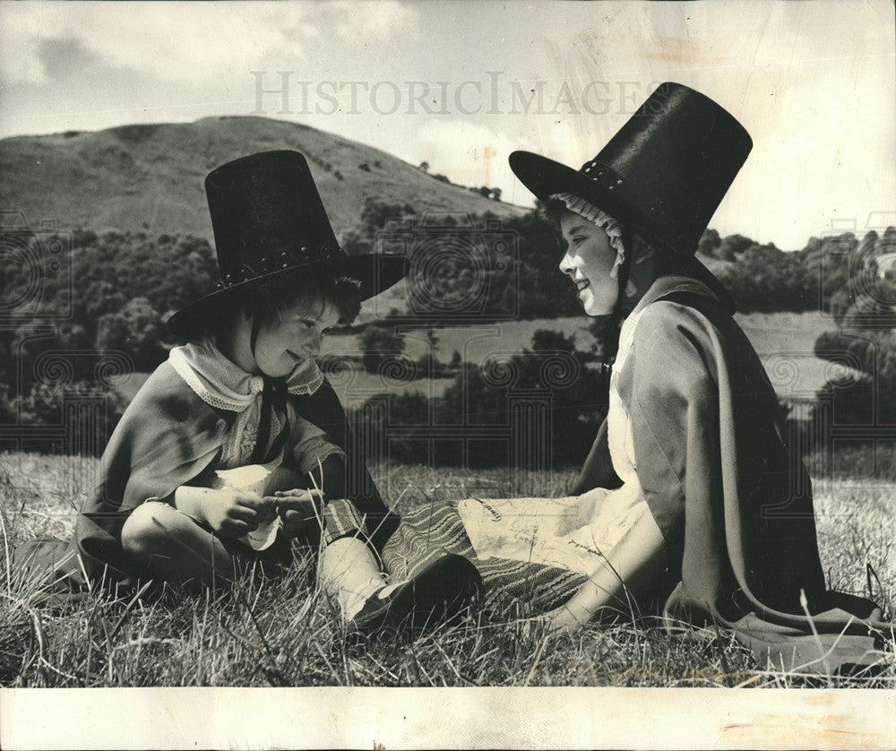 1960 Press Photo Welsh Children - Historic Images