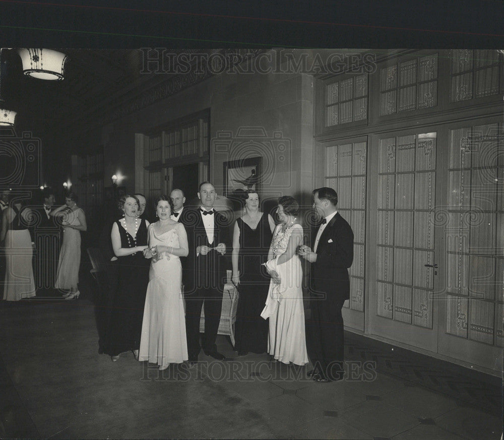 1933 Press Photo Gringr Anshall Mayor Govern Chicago - Historic Images