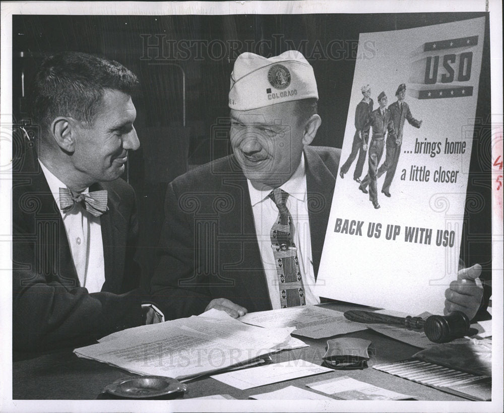 1957 Press Photo Disabled American Veterans - Historic Images