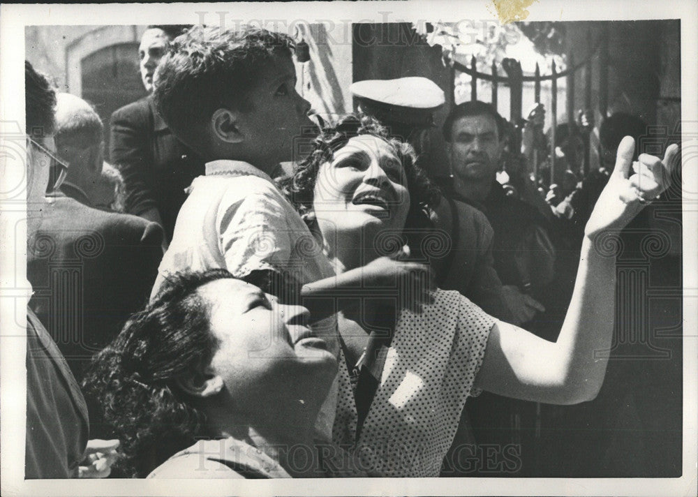 1953 Press Photo Italy General Catholics Madonna - Historic Images