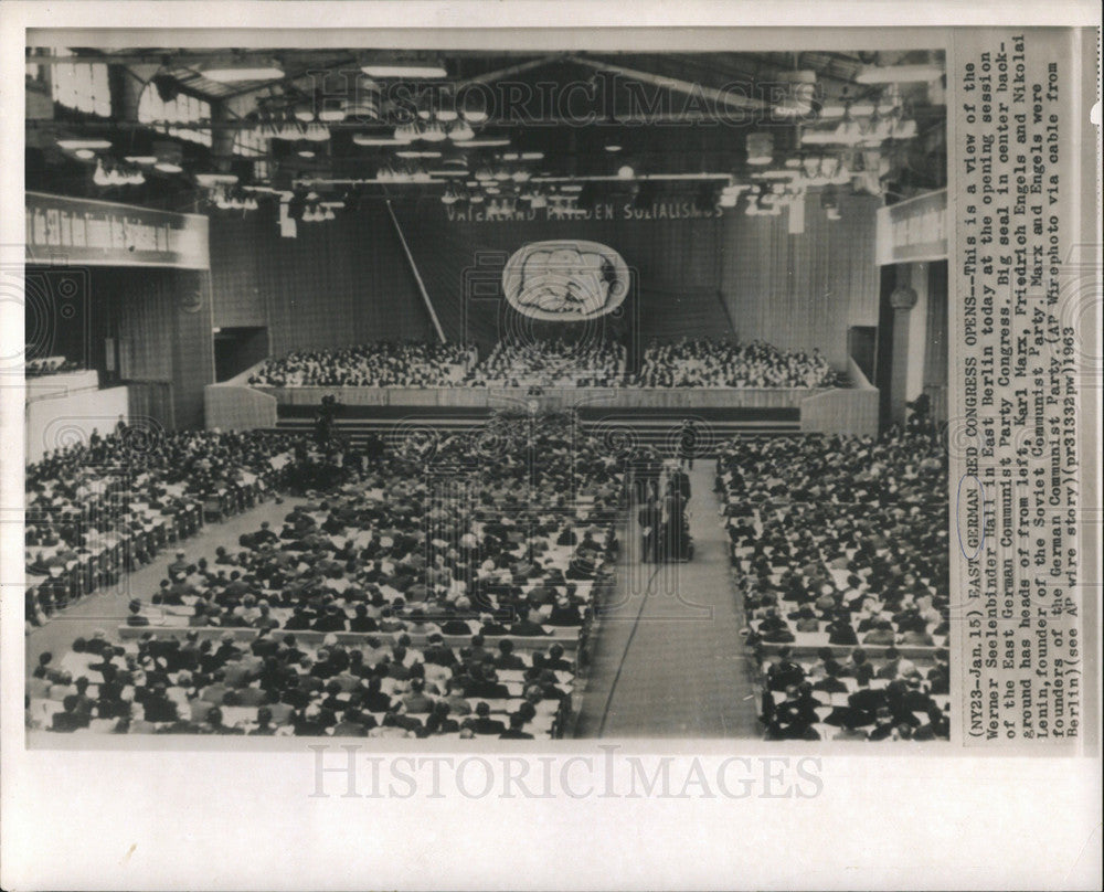 1963 Press Photo Werner Seelenbinder communist party - Historic Images