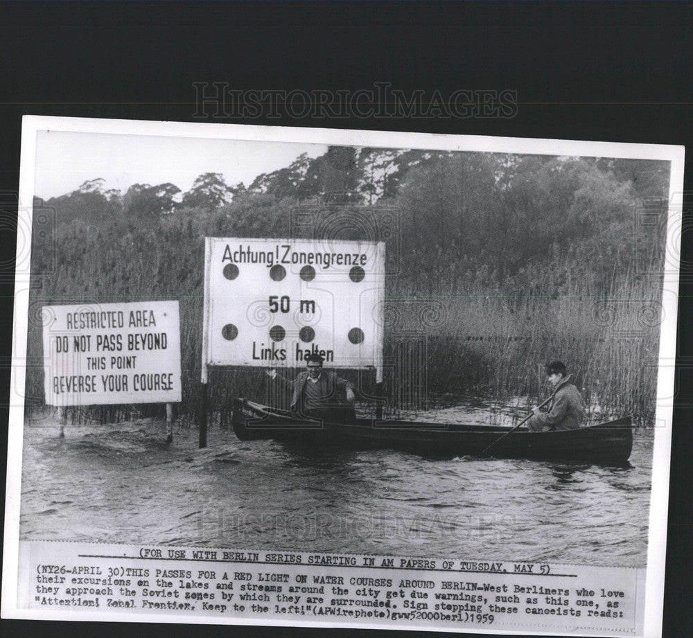 1959, West Berliners excursions ship lakes - RRX81961 - Historic Images