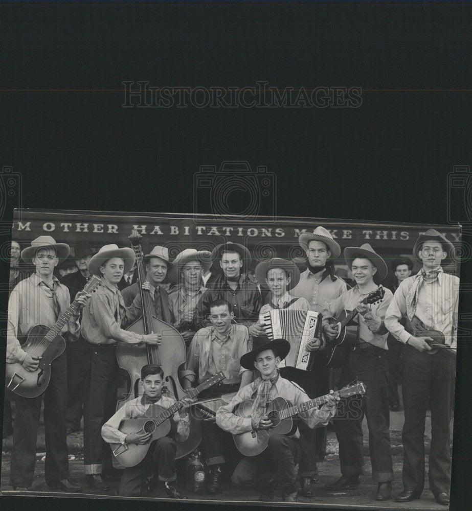 1940 Press Photo Raton High School Hillbillies - Historic Images