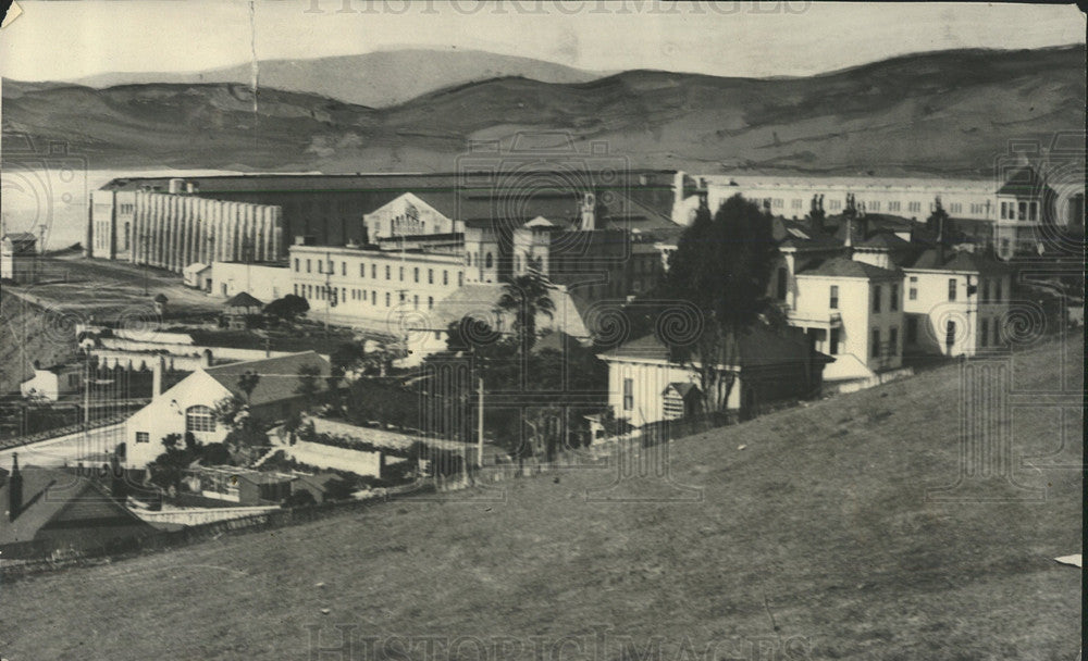 1928 Press Photo San Quentin Prison California - Historic Images