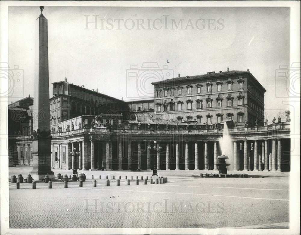 1936 Pope Pius XI Paralysis Vatican City - Historic Images