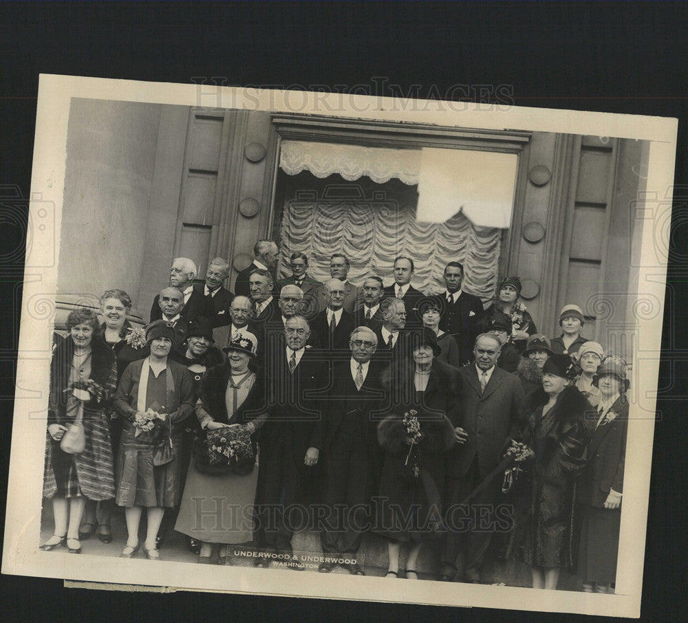 1927 Press Photo Committeemen National Woman Org - Historic Images