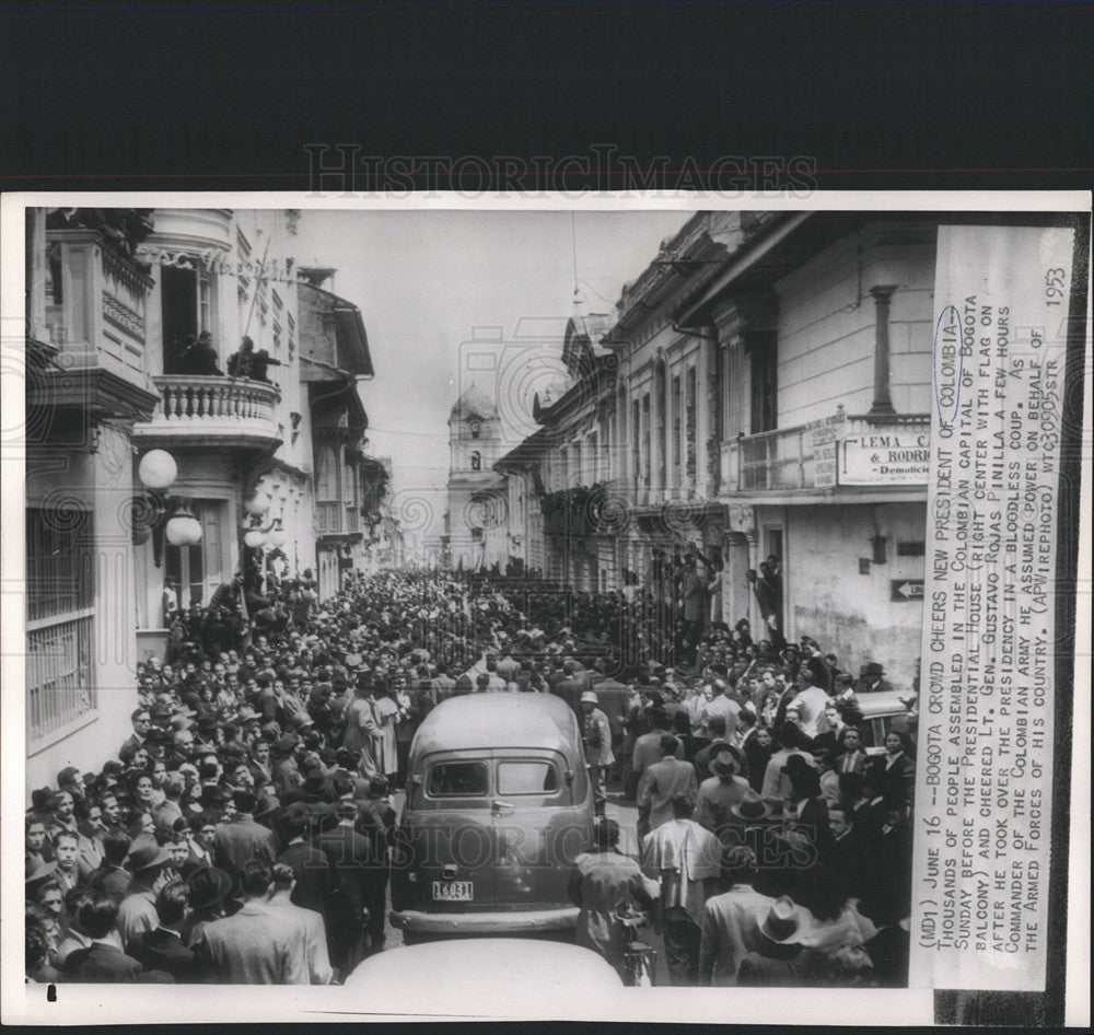 1953 Press Photo Lt.Gen.Gustavo took over Presidency. - Historic Images