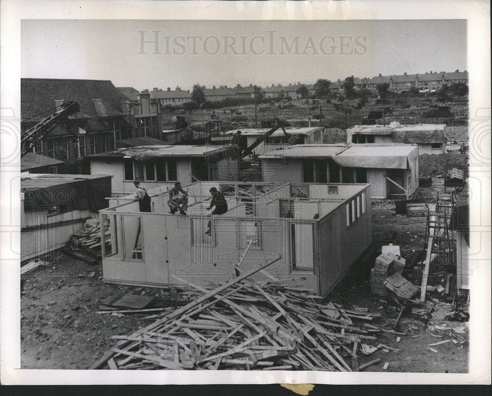 1945 Press Photo Britain London Weir Hall Road Lend - Historic Images