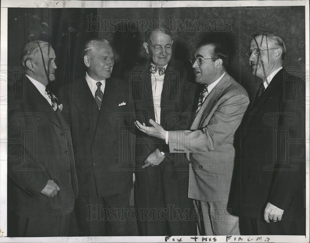 1948 Press Photo Jefferson Jackson dinner Denver party - Historic Images