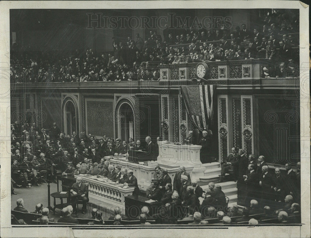 1924 Press Photo President Woodrow Wilson Germany War - Historic Images