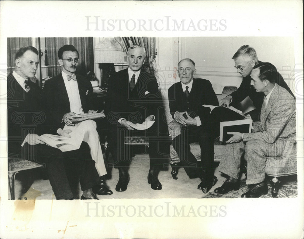 1933 Press Photo State Cordell Hull Chairman US World - Historic Images