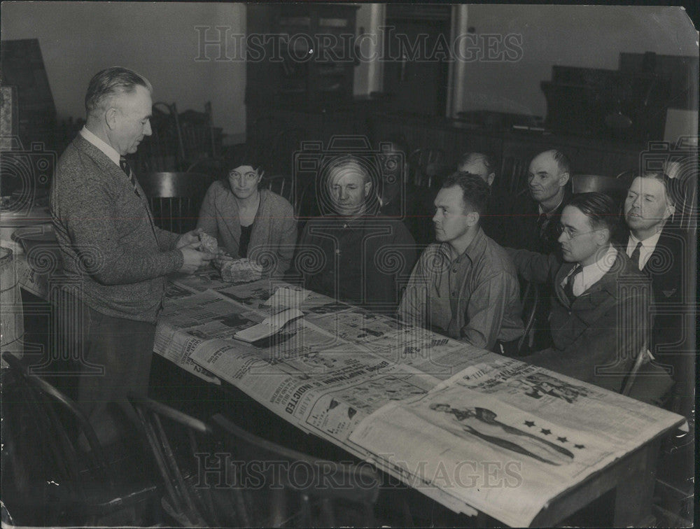 1934 Press Photo Modern Mining Class Opportunity School - Historic Images