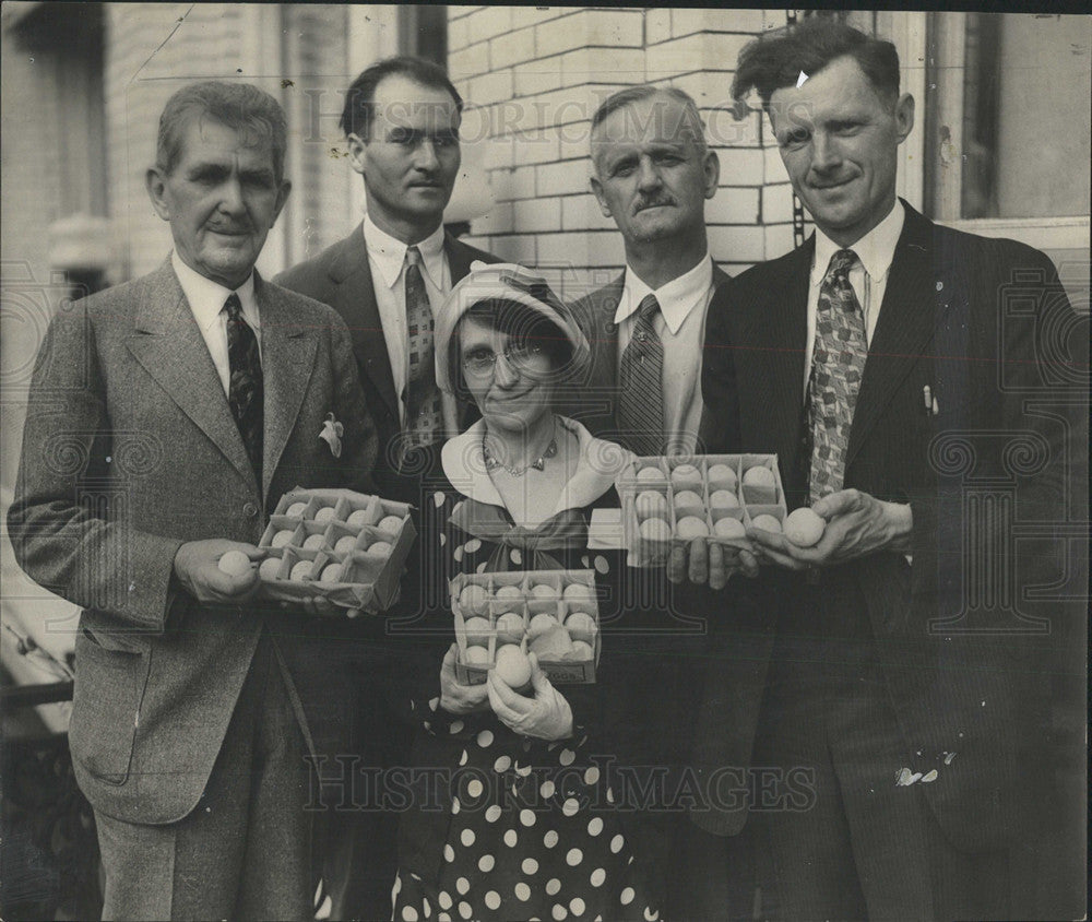1931 Press Photo Bonfils Colorado Poultry Egg Producers - Historic Images