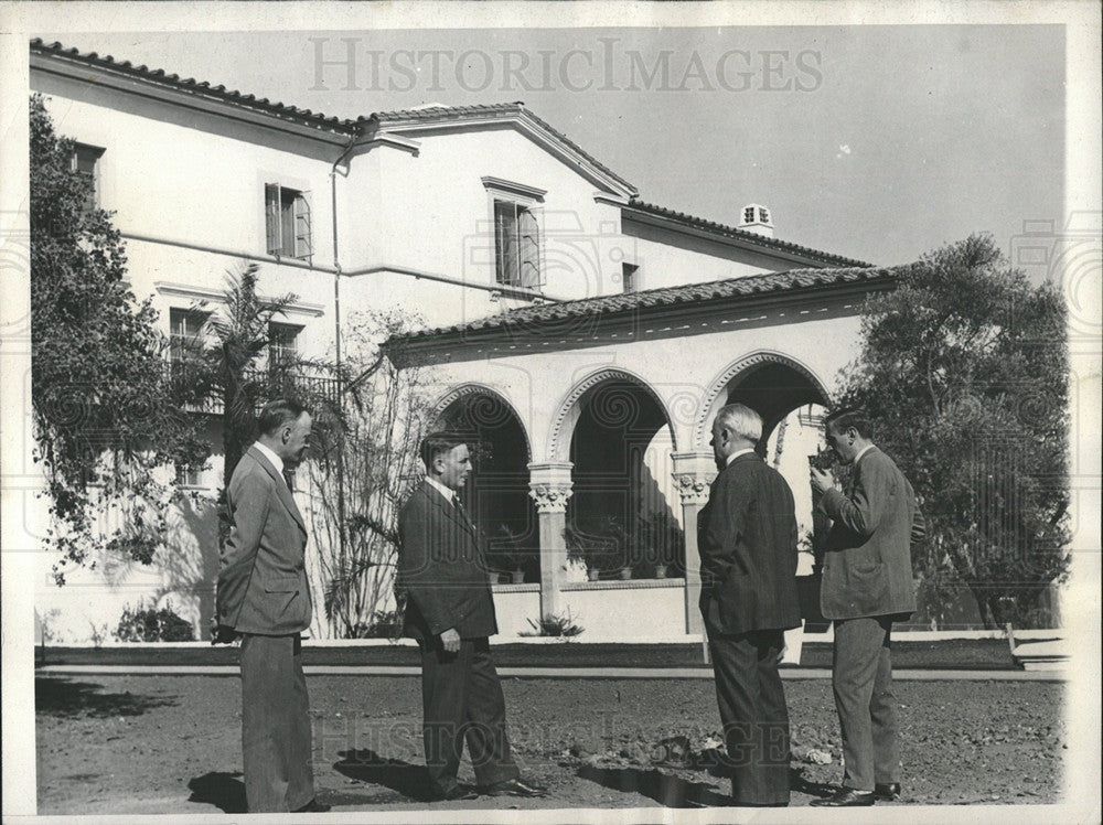 1930 Press Photo Albert Einstein California Institute - Historic Images