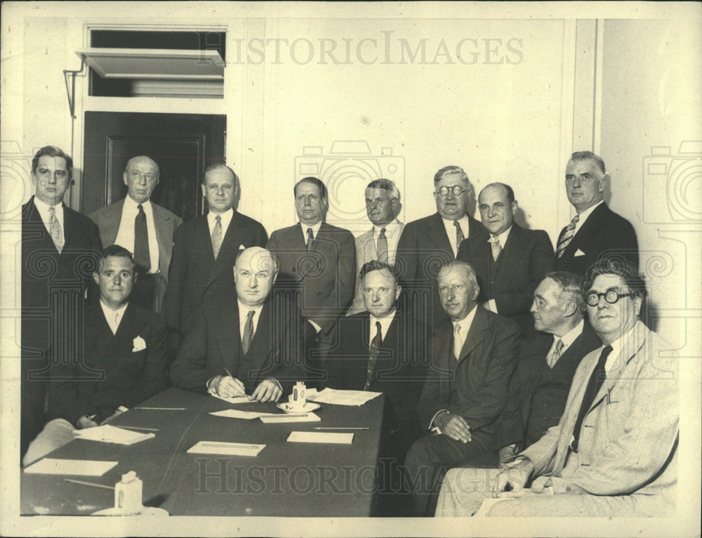 1932 Press Photo Democratic National Committee New York - Historic Images