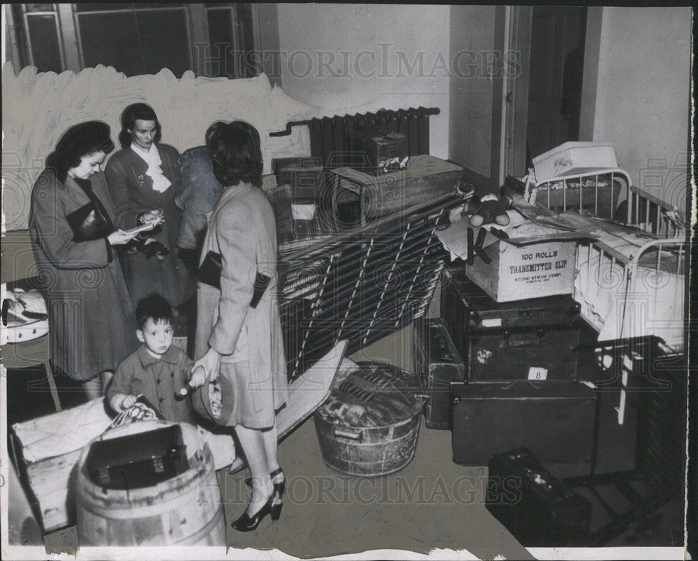 1946 Press Photo British War Brides In Montreal, Canada - Historic Images