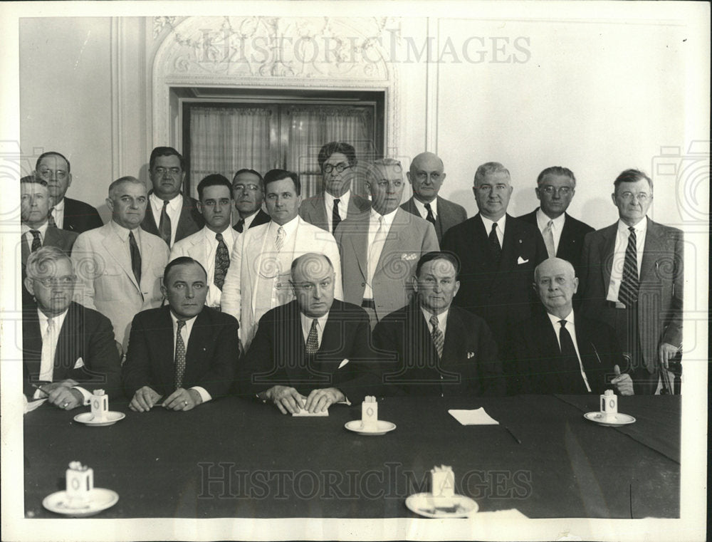 1932 Press Photo Democratic National Committee Leaders - Historic Images