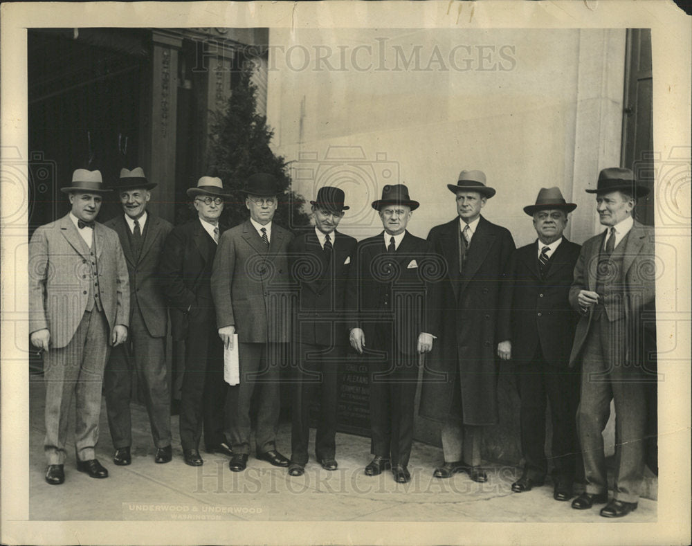 1928 Press Photo Democratic Leaders Jackson Day Dinner - Historic Images