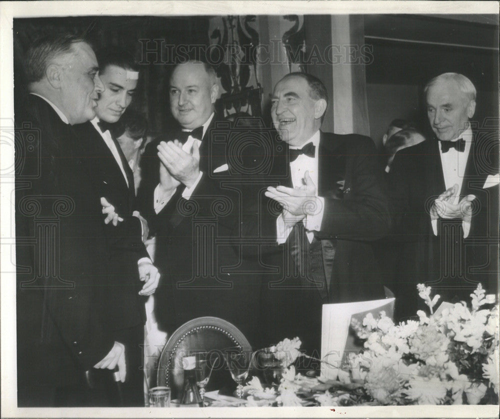 1940 Press Photo President Roosevelt Jackson Day Dinner - Historic Images