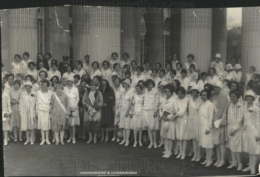 1928 Press Photo Daughters Washington DAR convention - Historic Images
